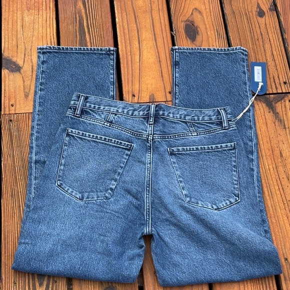 NWT Daily Blue Denim by AG Classic Straight Leg Acid Wash Jean Size 30 - Picture 9 of 10